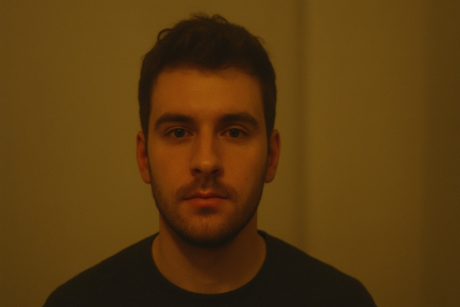 Dim, grainy video still